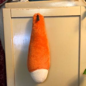 Furry fox tail